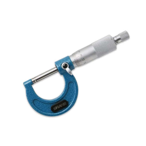 Shahe outside micrometer 0-25mm x 0.01mm, precision tool for accurate and durable measurements.