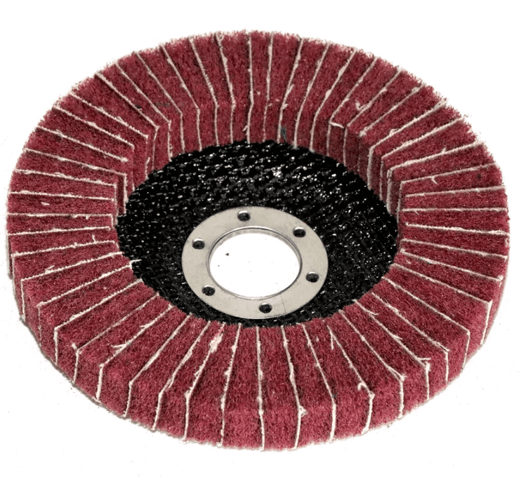 125mm Nylon Scotch Fiber Flap Polishing Wheel Sanding
