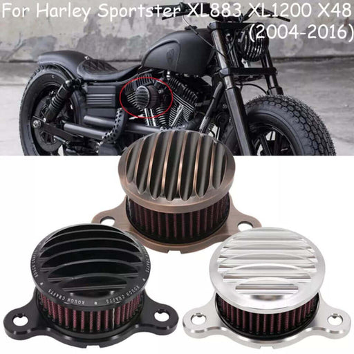 Black Harley Aluminium Motorcycle Air Cleaner Intake kit
