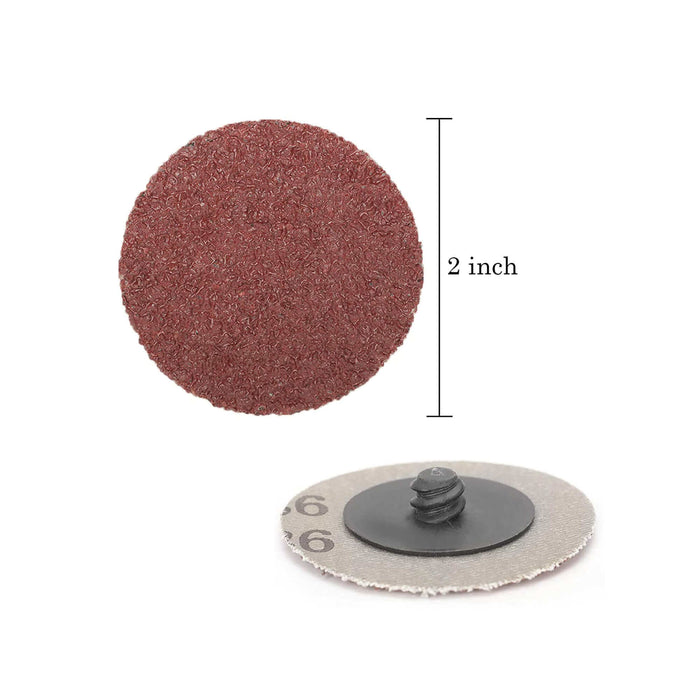 30pc 2 Inch(50mm) Roll Lock R-Type Quick Change sanding Discs