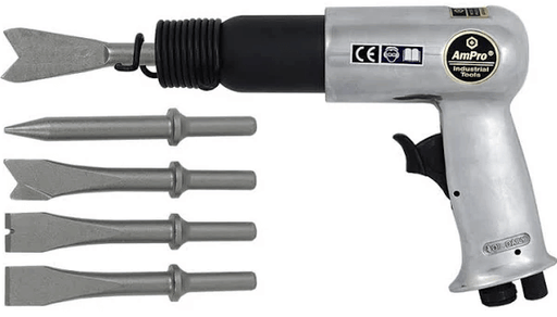AmPro Air Hammer and 5pc Chisel Kit