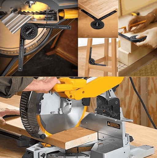 Professional Miter Saw Protractor 7-Inch Angle Finder