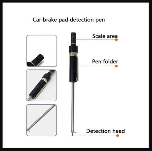 Car Brake Pad Thickness Gauge Tester Measuring Measurement Tool