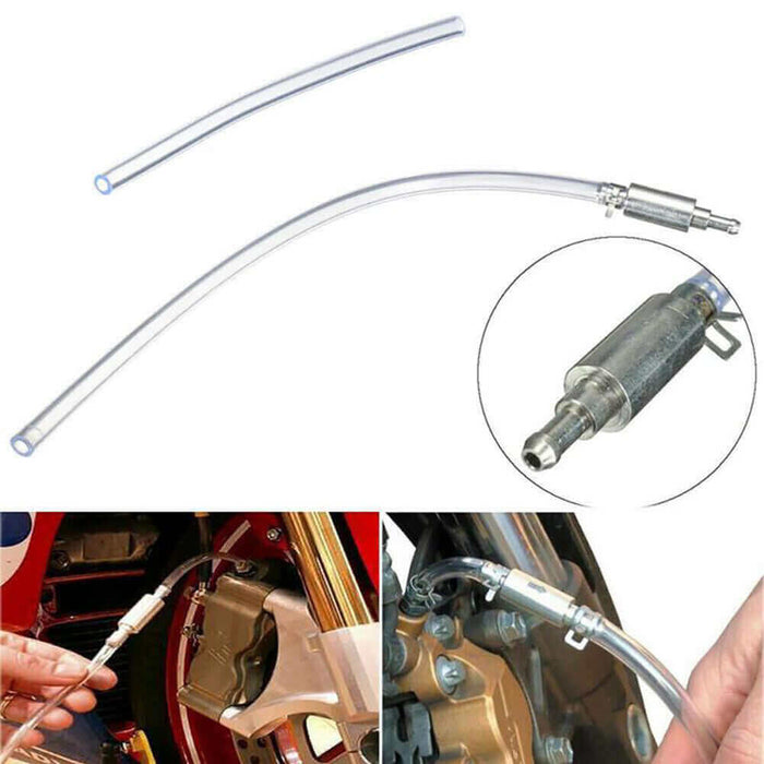 Motorbike Brake Bleeder Hose One Way Valve Tube Bleeding Tool