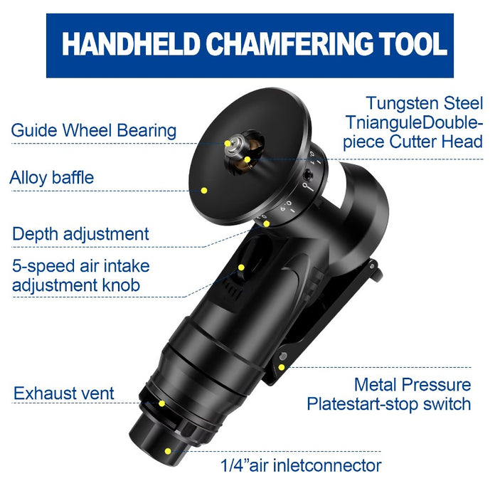 Pneumatic Chamfering Deburring Air Tool