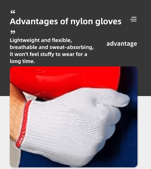 Cotton Work Gloves, Knitted Lightweight Work Safety Gloves x5