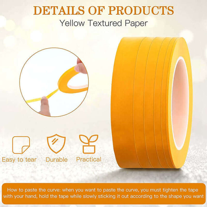 Fine line Masking Thin Masking tape easy peel Spray painting