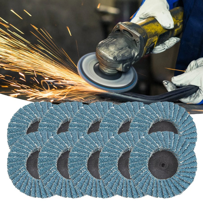 10pc 2in Zirconia quick change flap discs