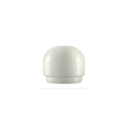 HALDER rounded nylon insert for mallets, white, wear-resistant, prevents damage, 40mm diameter, made in Germany.