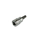 3/8-Inch Drive Hex Key Socket with Chrome-Plated Socket and S2 Steel Bit for Durability and Corrosion Resistance