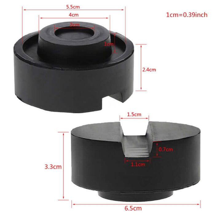 Rubber Jack Pad, Car Lift Jack Stand Rubber Pads V-groove