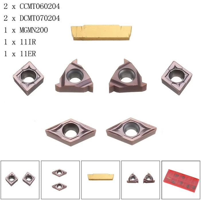 21 pc Lathe turning tool set 10mm