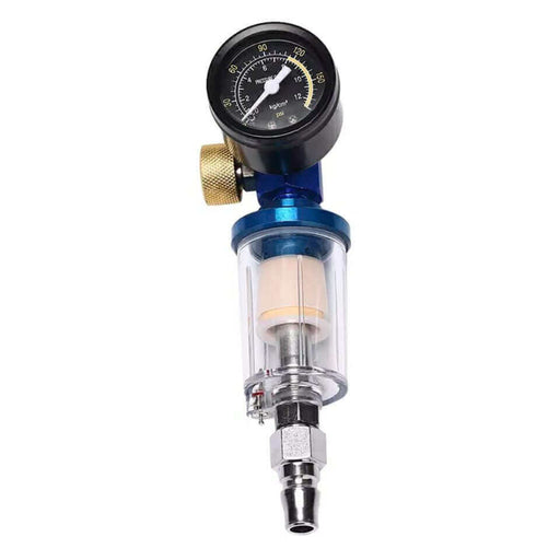 Oil water separator filter pressure gauge