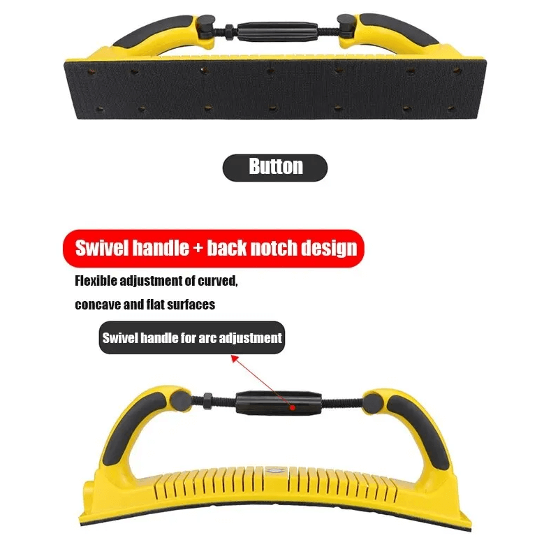 Adjustable Hand Sanding Block Curved Body Repair Tool — JM Online tools