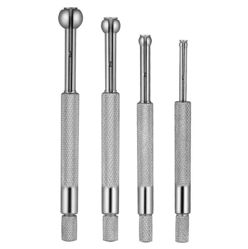 4-piece full-ball small bore hole precision gauge set for measuring inside diameters, made of metal with a durable design.