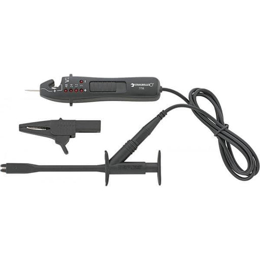 Stahlwille automotive voltage tester set with probes and clips for vehicle electrical system testing.
