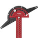 300mm Posi-Lock T Square ruler with adjustable angle setting and laser-engraved measurements for precise drawing.