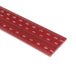 Red aluminum 300mm angle positioning T square ruler with measurement markings and precision engraving.