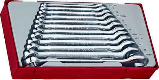 Teng Tools Chest Tray Spanner Set Combination-12 piece- Chest Tray