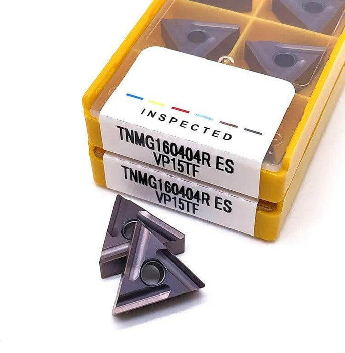 Carbide Turning Inserts TNMG160404R ES VP15TF in Yellow Box